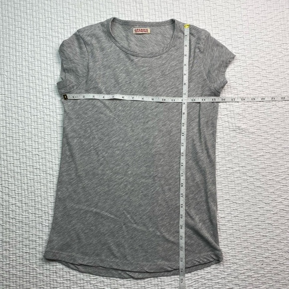 Organic John Patrick Womens Short Sleeves Crew Neck Tee Shirt Gray Sz Medium - Picture 4 of 8